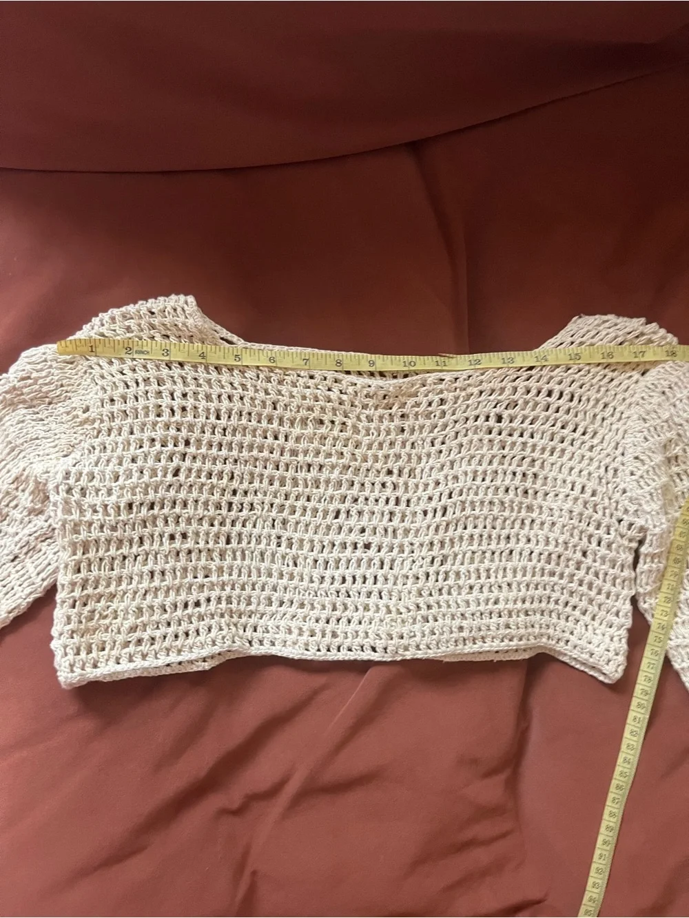 Crochet handmade top size S